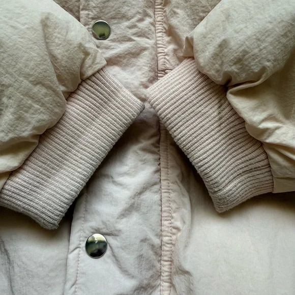 Free People Pink Puffer Jacket - Picture 3 of 6